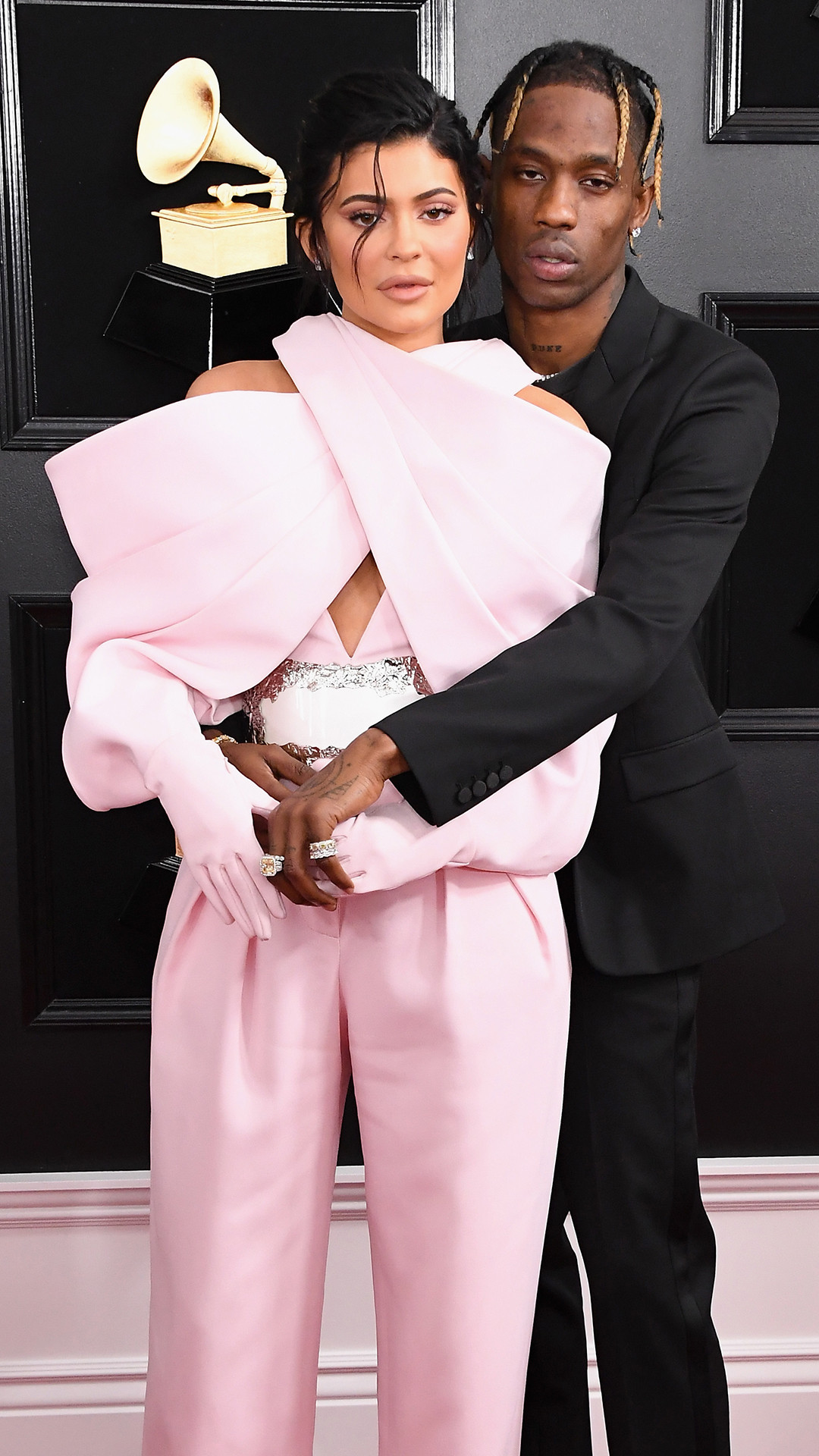 Kylie Jenner Is Pretty In Pink Alongside Travis Scott At The 2019